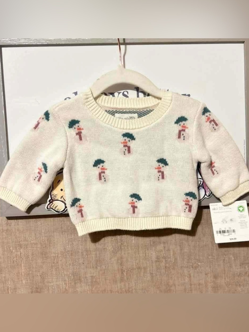 New Little Planet Snowman Sweater